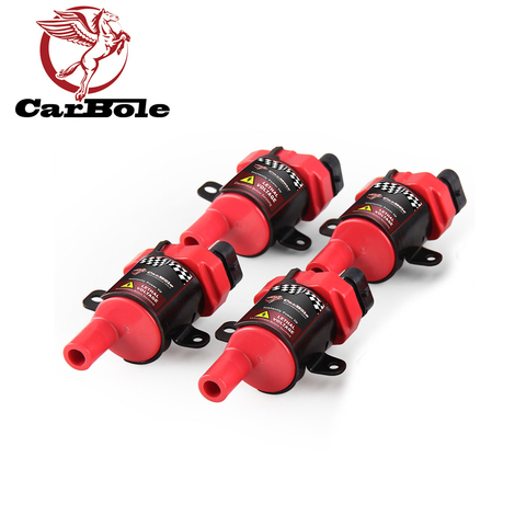 CARBOLE New 4Pcs Ignition Coils Plug Pack For Chevrolet GMC Buick Isuzu Hummer4.3L 5.3L 6.0L D585 Car Coil with internal igniter ► Photo 1/6