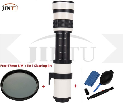 JINTU 420-800mm F/8.3 Super Telephoto Lens Manual Camera Lens for Nikon D7100 D80 D90 D500 D5600 D5100 D3200 D7000 D7200 Digital ► Photo 1/6