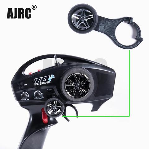 AJRC TQI One-Hand Steering Wheel Controller for 1/10 Rc Tracked Vehicle Traxxas SUMMIT X-MAXX E-REOV Trx4 BRONCO Trx-6 Tactics ► Photo 1/6