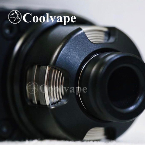 coolvape armor mods engine rda with bf pin 316ss 22mm Single coil Replaceable Airflow adjustable control deck vs la dripper rda ► Photo 1/6