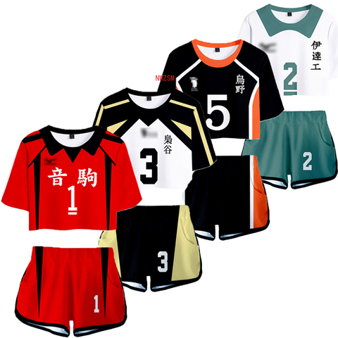 Anime Haikyuu Cosplay Jersey Karasuno High School Shirt Shorts Set Hinata  Shoyo Costume Volleyball Club Uniform - AliExpress