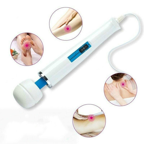 Multi-Speed Handheld Massager Magic Wand Vibrating Massage Hitachi Motor Speed Adult Full Body Foot Massager Plug EU US AU ► Photo 1/5