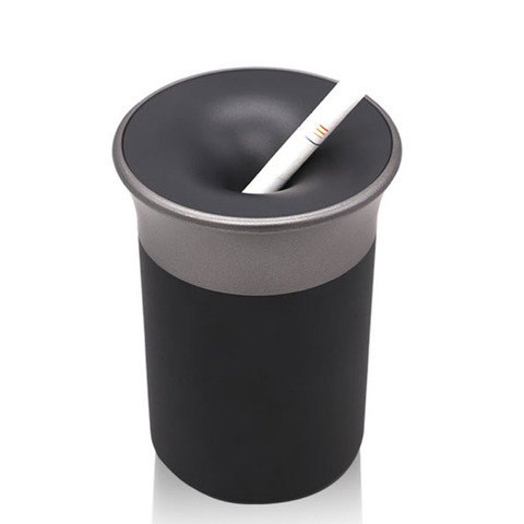 Black Portable Car Ash Tray Ashtray Storage Cup desk Ashtray Cigarette Holder ► Photo 1/6