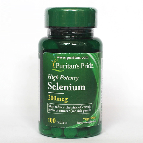 Free Shipping High potency Selenium 200 mcg 100 tablets ► Photo 1/3