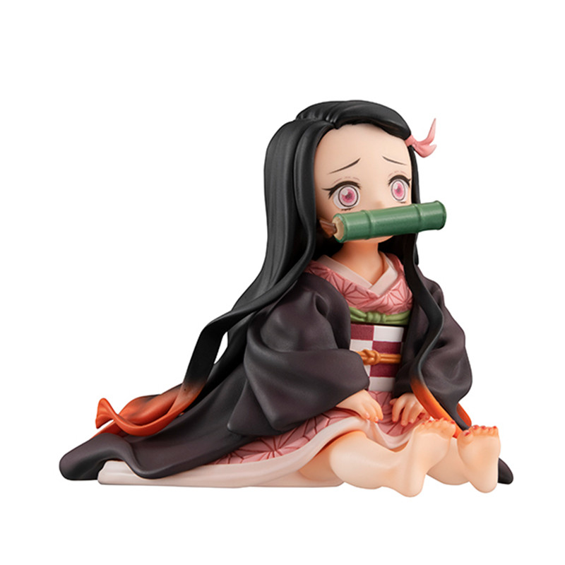 Buy Online Kimetsu No Yaiba Nezuko Figure Model Toy 65mm Anime Demon Slayer Figure Nezuko Cute Toys Alitools