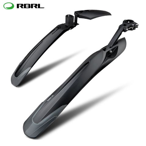 RBRL Bike Mudguard Set MTB Fender E-Bike 26 27.5 29 Mountain Bike TPE Widen Lengthen Quick Release Patent Design RL-910 ► Photo 1/6