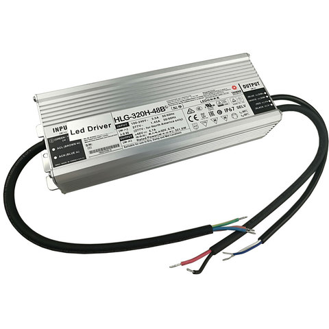 HLG-320H-48B Dimmable Power Supply Meanwell for 3pcs QB288 Quantum led Board ► Photo 1/1