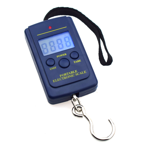 1PCS 40kg x 10g Portable Mini Electronic Digital Scale Hanging Fishing Hook Pocket Weighing Balance ► Photo 1/6