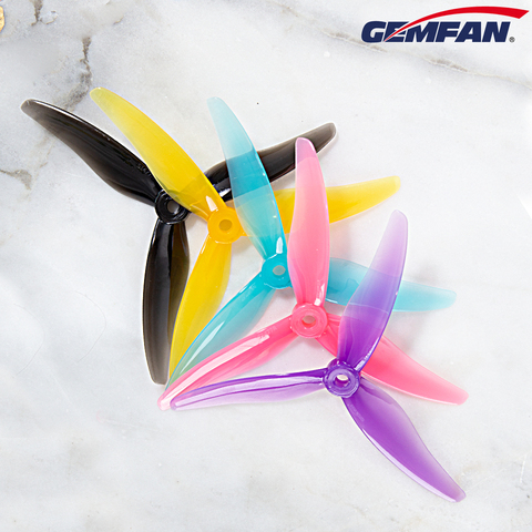 2Pairs 4PCS GEMFAN Hurricane 51477 3-Blade 5.1inch FPV Racing Propeller for RC 5inch 4S 6S FPV Racing Freestyle Drones Nazgu5 ► Photo 1/6