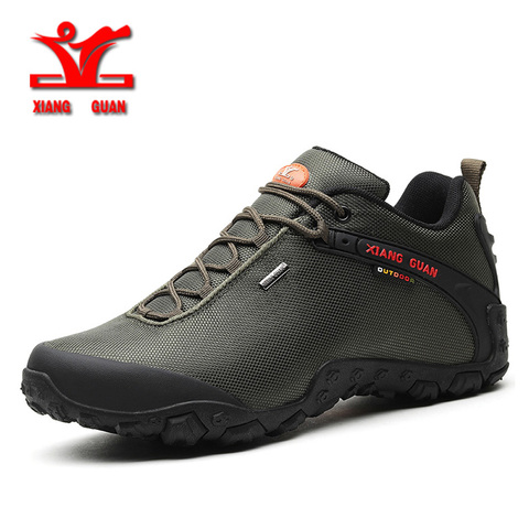XIANG GUAN Oxford Fabric Man Army Green Outdoor Sports Shoes Hiking Shoes Boots Top Quality Climbing Sneakers 81283 ► Photo 1/6
