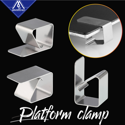 Mellow NF Platform Clamp 3D Printer Clips for Heatbeds Glass Bed PEI Spring Steel Sheet For DIY Ender 3 VORON BLV MGN Cube ► Photo 1/6