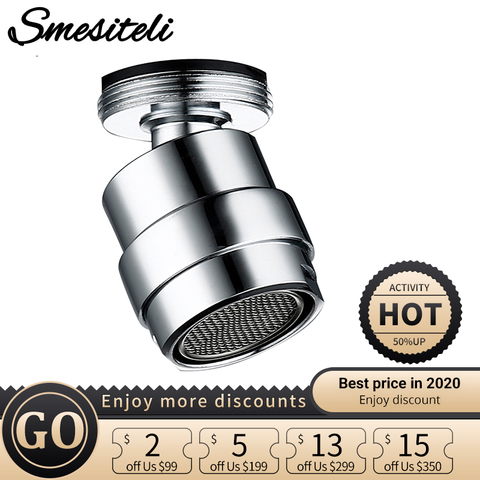 Smesiteli 360 Degree Swivel Faucet Aerator Water Bubbler Saving Tap For Bathroom Kitchen Bidet Faucet Filter Mesh Accessories ► Photo 1/6