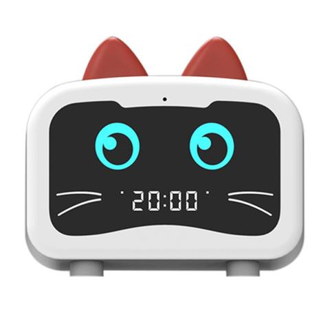 Cute Cat Ear Design Bluetooth Speaker LED Display Portable Wireless Loudspeaker Radio Alarm Clock Girl Kid Gift ► Photo 1/6