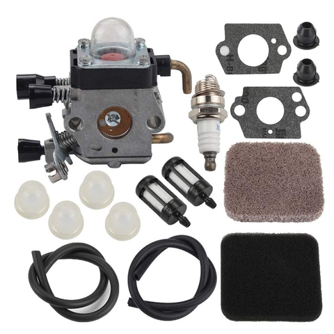 FS85 FS80 Carburetor for Stihl FS75 FS80R FS85 FS85R FS85T FS85RX String Trimmer Weedeater C1Q-S97 Carb W/Fuel Repower Kit Air F ► Photo 1/6