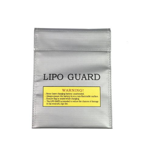 Fire-proof bag RC LiPo Battery Safety Bag Safe Guard Charge Sack 180 X 230 mm RC Toys Bag for 7.4v 11.1v 14.8v Lipo battery 2s ► Photo 1/4