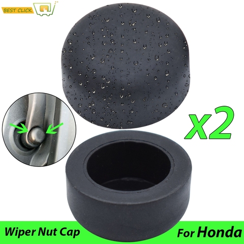 2pcs Windscreen Wiper Arm Head Nut Cap Bolt Screw Rubber Covers For Honda Civic Accord 2003-2022 CRV Fit Pilot Odyssey HRV ► Photo 1/6