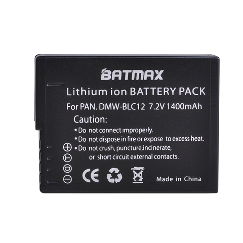 High-Capacity  DMW-BLC12 DMW BLC12e DMWBLC12 BLC12 Battery for Panasonic FZ1000, FZ200, FZ300, G5, G6, G7,GH2,DMC-GX8 ► Photo 1/5