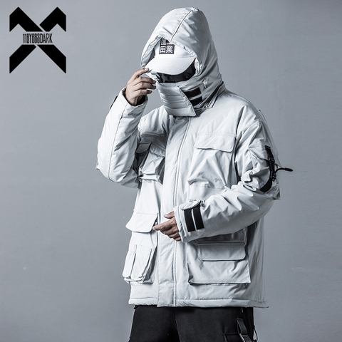 11 BYBB'S DARK Mens Winter Jackets Coat Streetwear Casual Cargo Parkas Tactics Function Hoody Coat Multi-pocket Warm Male DG506 ► Photo 1/6