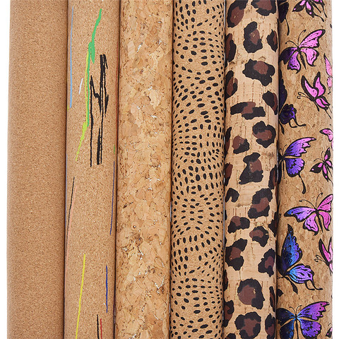 Lychee Life 29x21cm A4 Vintage Soft Cork Fabric For Garment Handbag High Quality Synthetic Leather DIY Sewing Materials ► Photo 1/5