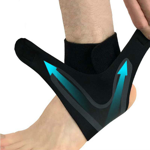 1 PCS Ankle Support Brace,Elasticity Free Adjustment Protection Foot Bandage,Sprain Prevention Sport Fitness Guard Band ► Photo 1/6