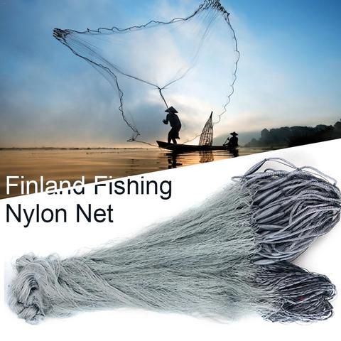 Finnish Fishing Nylon Net Hanging Net For Fish Catching Outdoor Sports Fishing Net Nylon Line Multifilament Fishing Net ► Photo 1/6