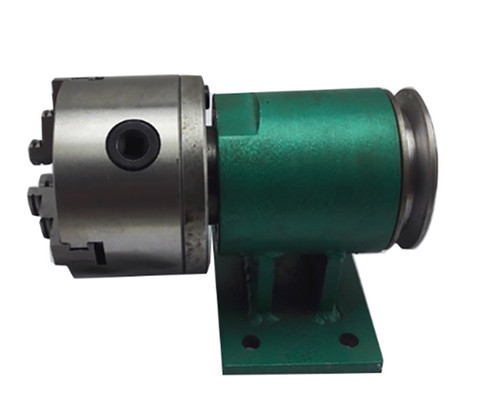 80/100 Lathe spindle assembly with flange connection plate transition plate 80/100 spindle four-jaw chuck free shipping ► Photo 1/5