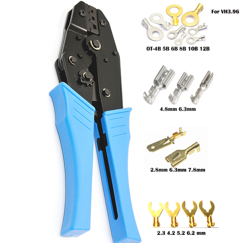 Wire crimping pliers for 4.8/6.3/7.8mm Spade Crimp Terminals 7021-8  VH3.96  DJ431 4B 5B 6B 8B 10B 12B VH3.96  Wire 0.5-6mm2 ► Photo 1/3