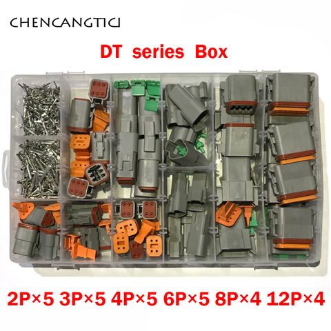 366pcs Deutsch DT Auto Waterproof Electrical Wire Connector Plug Kits With Tools DT06-2S 3S 4S 6S 8S 12S/DT04-2P 3P 4P 6P 8P 12P ► Photo 1/3