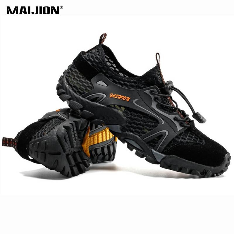 MAIJION Professional Aqua Shoes Men Non-slip Water Shoes In Trekking Upstream Shoes Quick-Dry Beach Light Water Sports Sneakers ► Photo 1/6