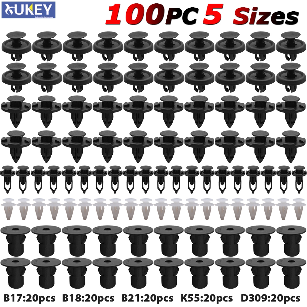100x Trim Panel Clips Bumper Fender Push Pin Rivets Fasteners For TOYOTA  Tacoma