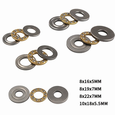 1Pcs High Precision Miniature Thrust Ball Bearings F8/F10 Metal Axial Ball Bearing Set for Hardware Accessories 8/10mm ► Photo 1/6