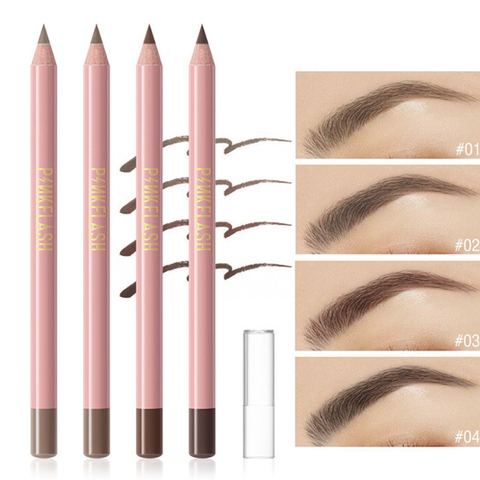4 Color Natural Wood Eyebrow Pencil Waterproof and Sweat-proof Long Lasting Easy To Wear  Black Brown Makeup Eyebrow Cosmetics ► Photo 1/6