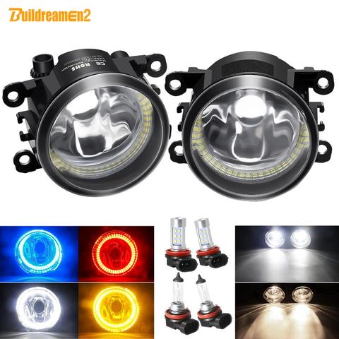 Angel Eye Fog Light Car Front Bumper Halo Ring Fog Lamp DRL 12V For Suzuki Jimny Grand Vitara SX4 Splash Swift Alto XL7 Ignis ► Photo 1/6