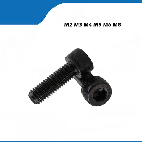 10-100PCS DIN912 Grade 12.9 allen socket head screw M2 M2.5 M3 M4 M5 M6 M8 Hexagon Socket Head Cap Screws Hex Socket Screw ► Photo 1/5