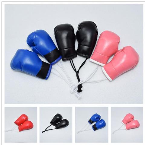 new boxing gloves keychain men Pendant boxing match flag gloves Mini glove Car bag pendant sport jewelry key chain accessori ► Photo 1/6