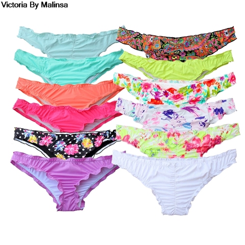Bikini Bottoms Swim Suit Women Brazilian Secret Sexy Cheeky Printing Swimwear Biquini Bikiny Thong ► Photo 1/6