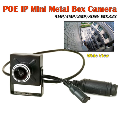 HD 5MP/4MP/2MP POE  IP Camera Sony323+V100 Fish Eye 1.8mm Lens Wide View Onvif P2P IP Network Camera POE metal Indoor cam xmeye ► Photo 1/6