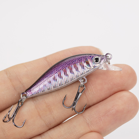 new 1pcs 45mm 3.3g Hard Lures, Sinking Minnow Wobblers Lures for Fishing, Isca Artificial Baits For Perch Trout ► Photo 1/3