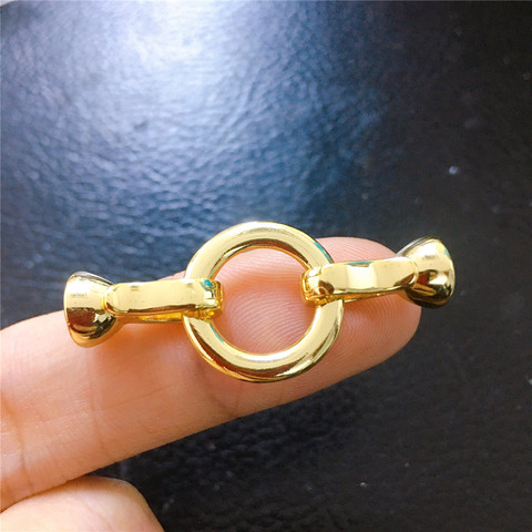 Wholesale DIY Natural Stones Beads Jewelry Making Accessories Silver/Gold Metal Connector Clasps Findings ► Photo 1/2