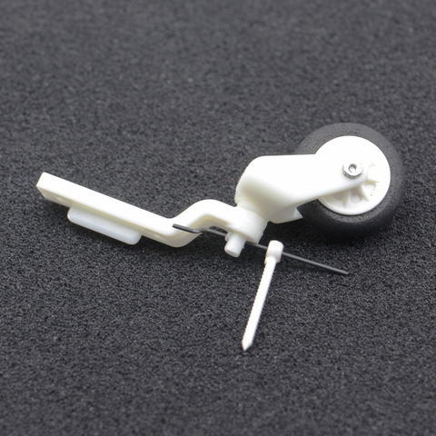 2set Mini miniature Steerable Tail Wheel Bracket Assembly D25mm Wheel tail landing gear Rc Electric Fixed  wing Airplane Part ► Photo 1/6