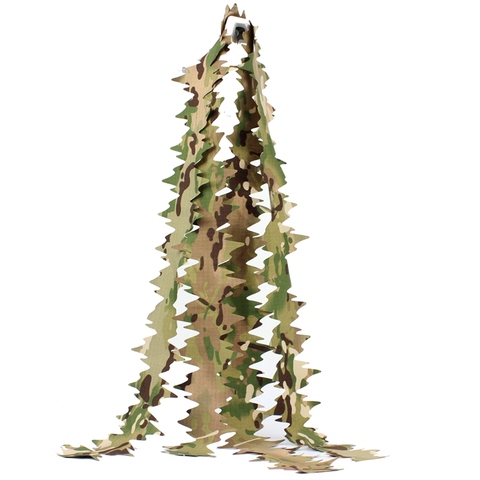 Camo Rifle Cover Strip, Ghillie Strips to Build Your Own Ghillie Suit, Ghillie Concealment Material, CP Multicam, 10pcs ► Photo 1/6