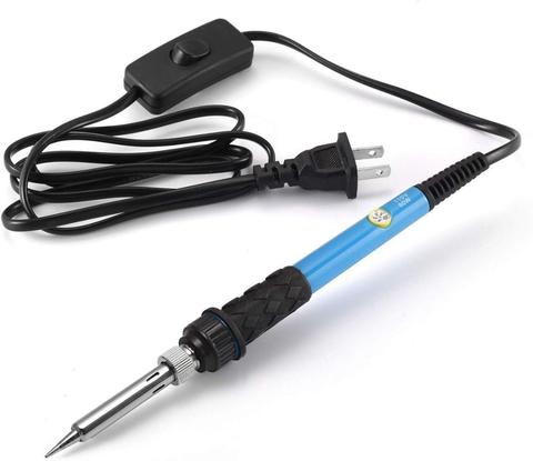 Mini Soldering Iron Adjustable Temperature Electric Solder Iron Rework Station Mini Handle Heat Pencil Welding Repair Tools 60W ► Photo 1/6