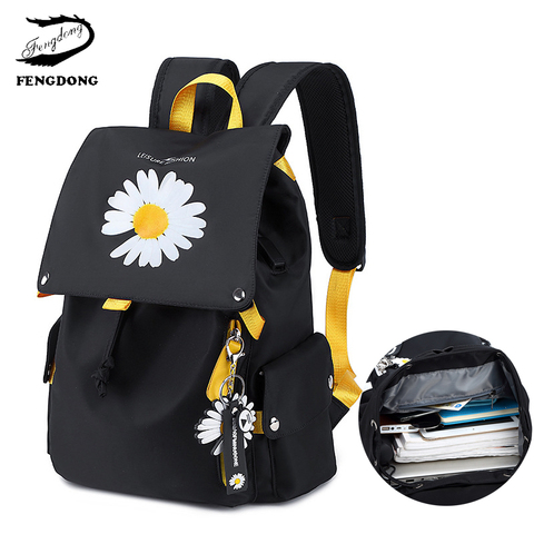 Fashion Backpack Flower Women Backpack Waterproof Student Schoolbags Large School Bags For Teenage Girls School Backpack Female ► Photo 1/6