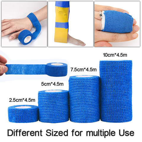 Waterproof Self-Adhesive Elastic Bandage Treatment Gauze Wrap Emergency Muscle Tape First Aid Tool for Finger Joint Knee Pet ► Photo 1/6