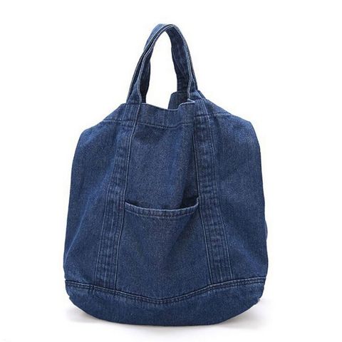 Rock Big Tote Bags Large Capacity Women Men Canvas Denim Shipping Bags Causal Unisex Travel Vintage Bags ► Photo 1/6