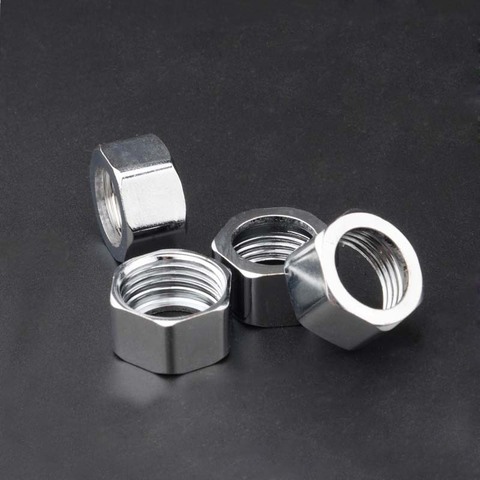 5pcs Stainless Steel Bellow Nuts Convert Jack Accessories For Natural Gas Screw Connections ► Photo 1/6