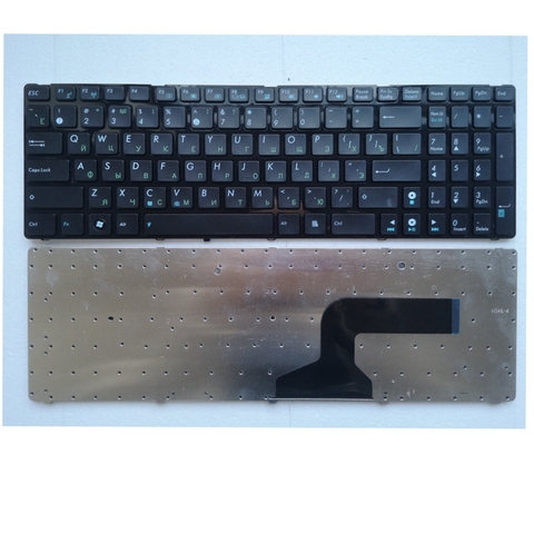 GZEELE new FOR ASUS N70SV N71V X54 X54Hr X54Hy X54L X54C X54X N61V N61D N61DA N61W N61J N61Jv RU russian Laptop keyboard black ► Photo 1/5