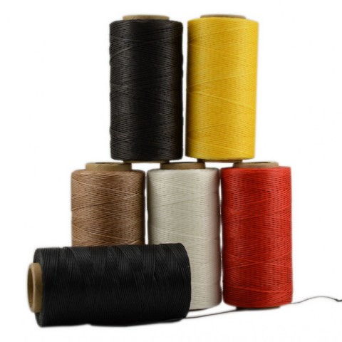 Leather Craft 260m 1mm Leather Sewing Waxed Thread Chisel Awl Upholstery Shoes Luggage Tools 20 Colors ► Photo 1/6