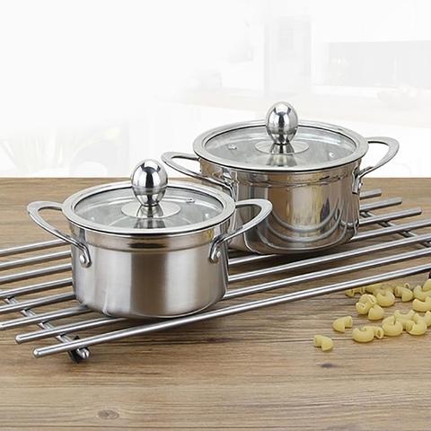 Hot Stainless Steel Thickened Soup Pot Milk Pot Soup Pan Kitchen Boiler Soup Stock Cooking Iduction Gas Pots Boiler Cookware Pot ► Photo 1/6