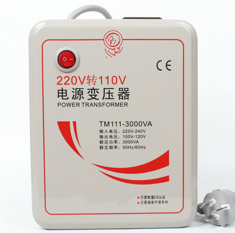 3000w 3KVA Step Down Voltage Converter Transformer 220v-240V To 110v-120V ► Photo 1/2